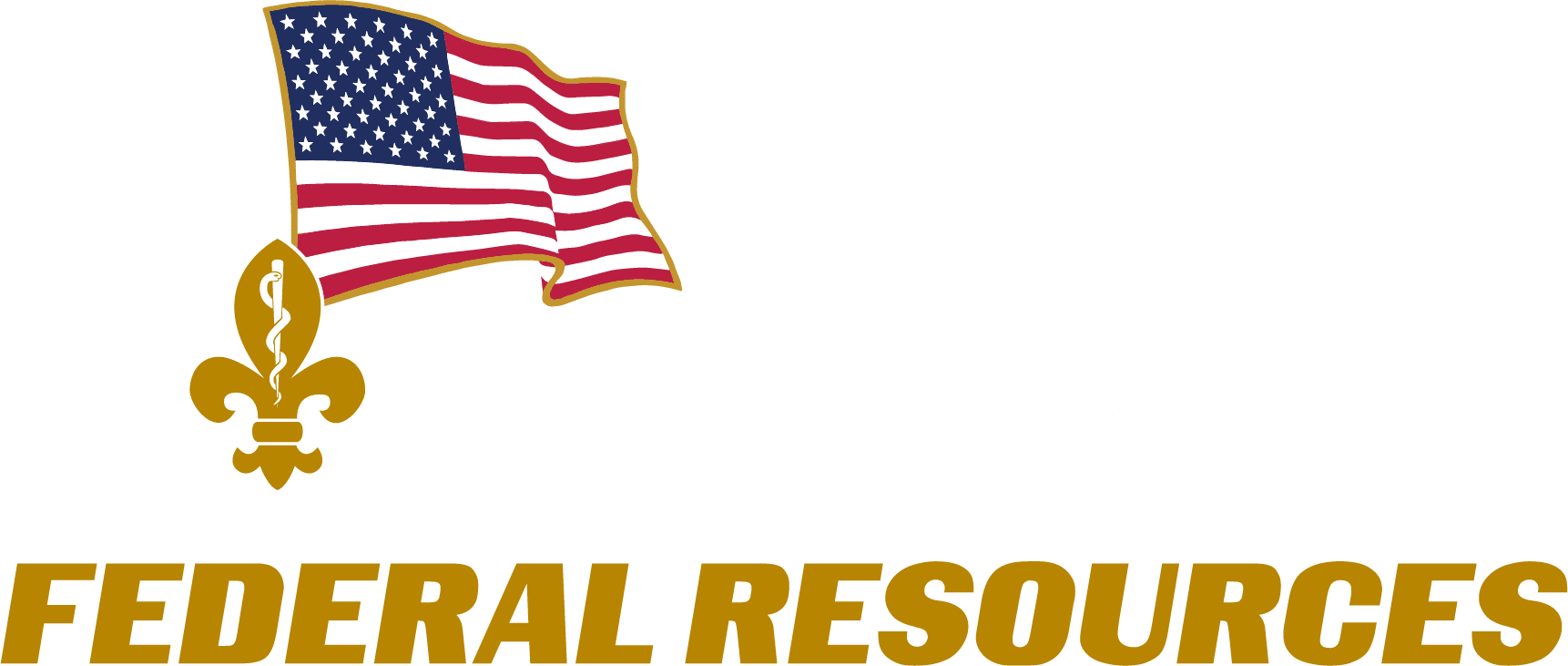 Acadian Federal Resources logo reversed